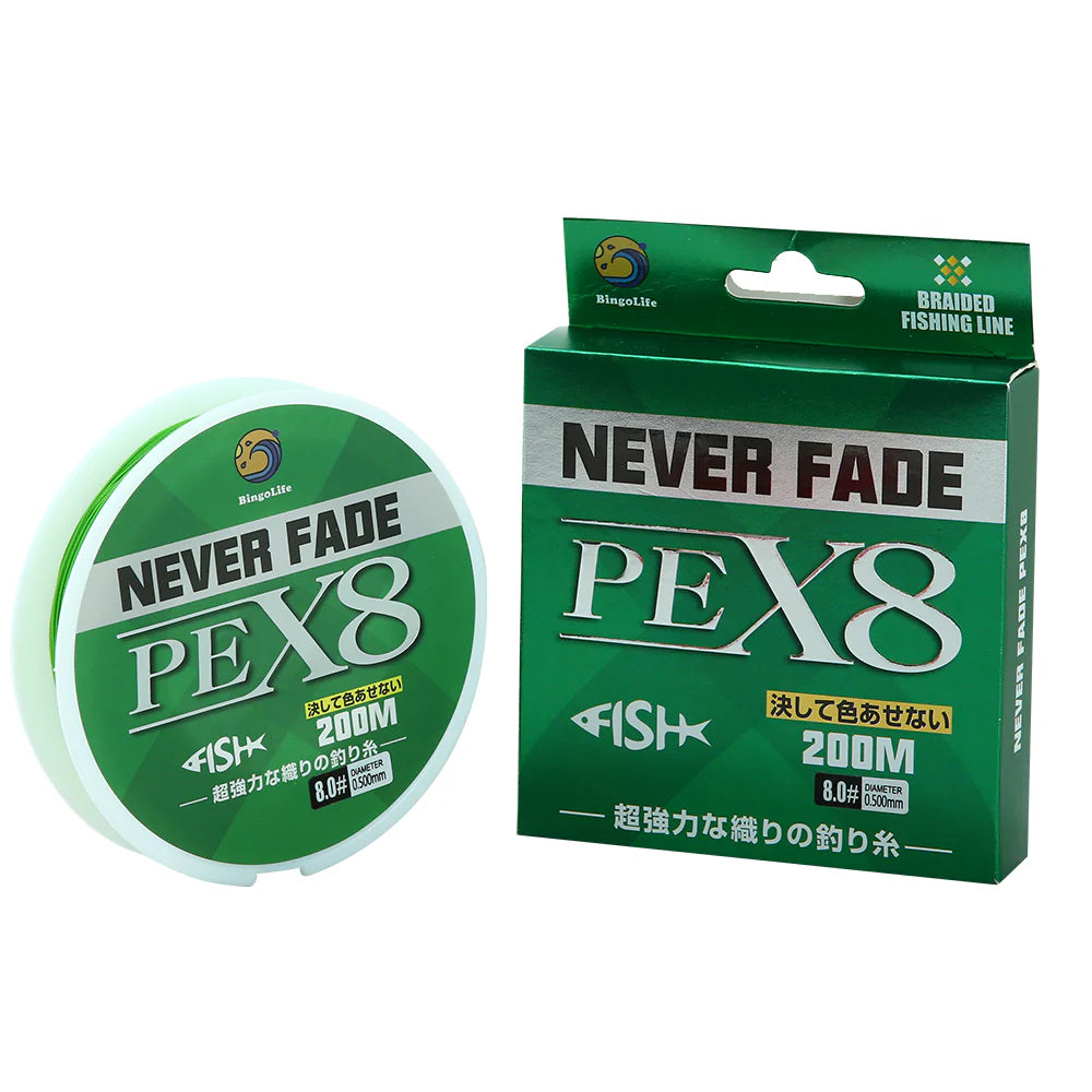 Never Fade PEX8 , 200m - grün